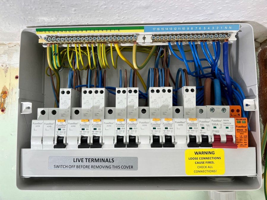 New consumer unit with surge protection
